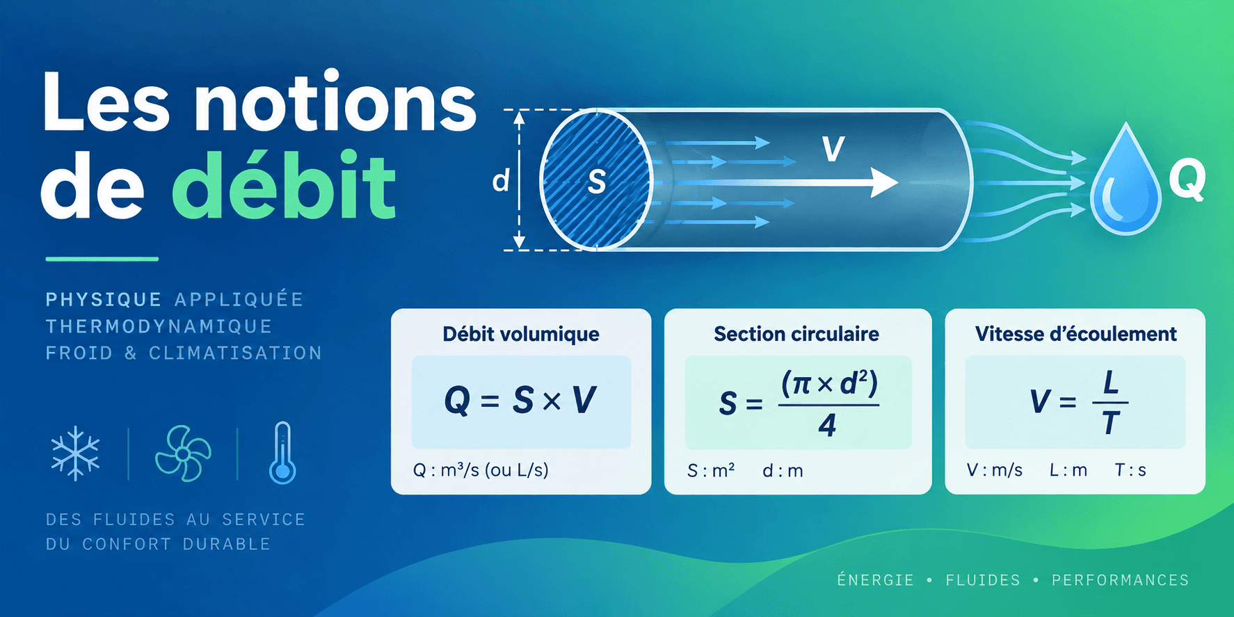 Les notions de débit