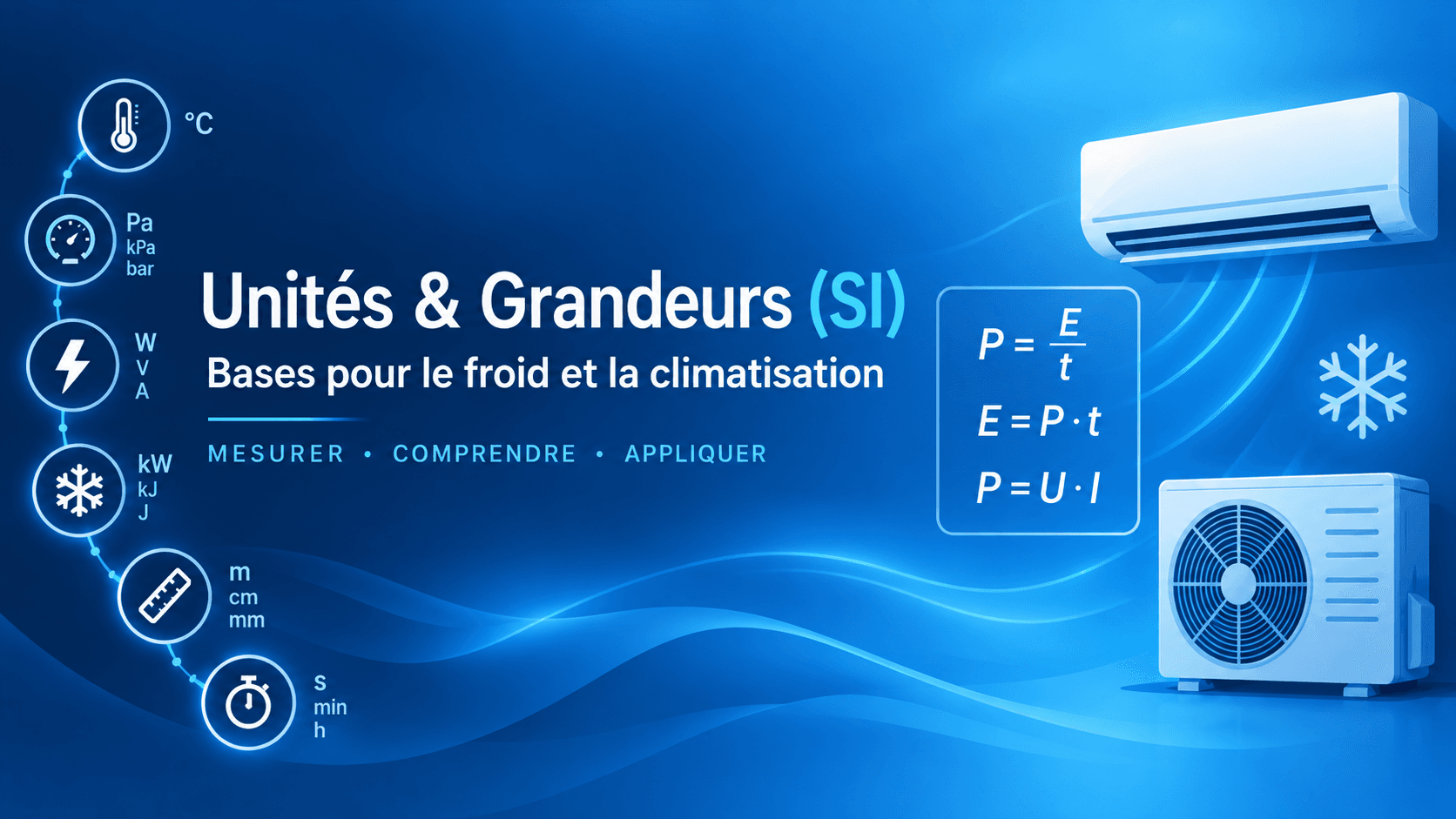 Les unités et grandeurs du système international (SI)