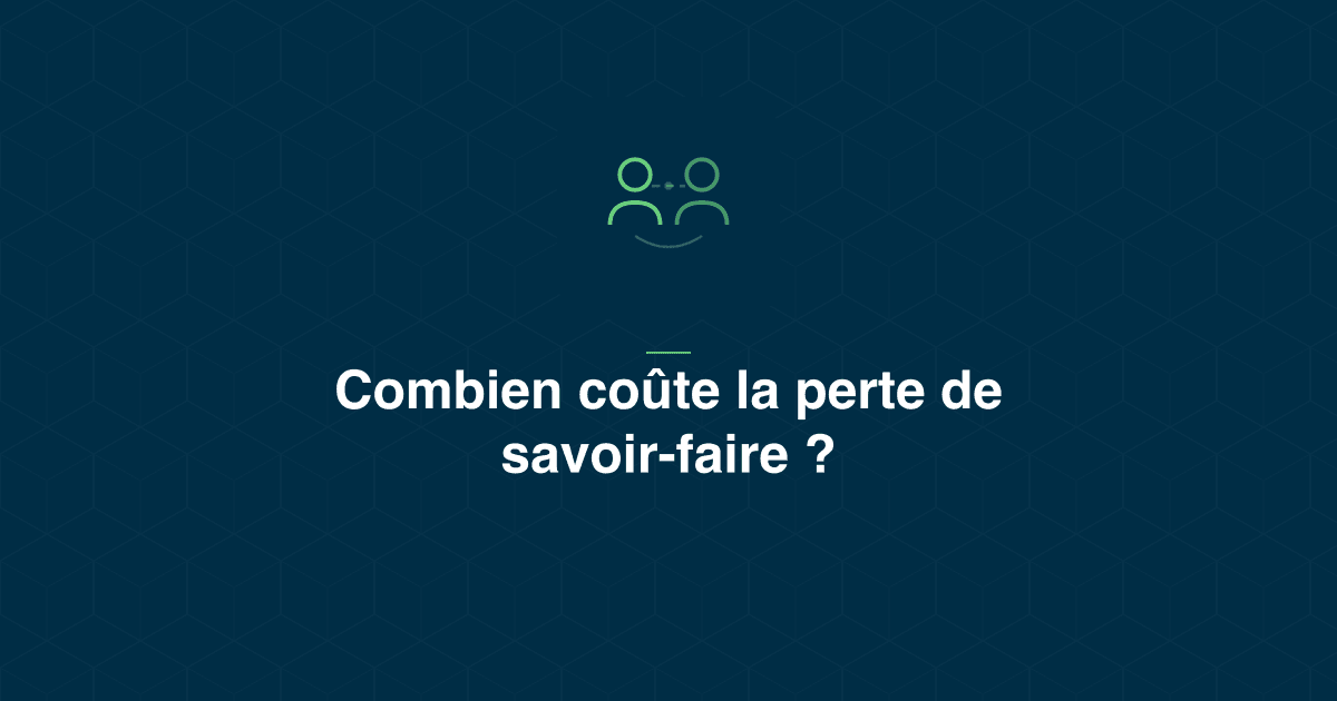 Chiffrer la perte de savoir-faire en maintenance : la méthode en quatre postes avec vos données GMAO