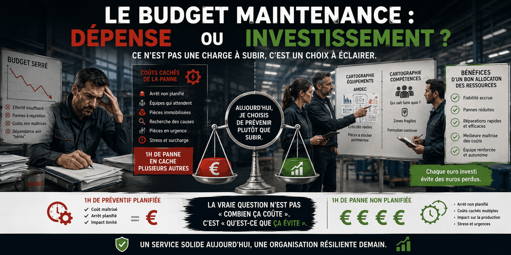 Le budget maintenance : dépense ou investissement ?